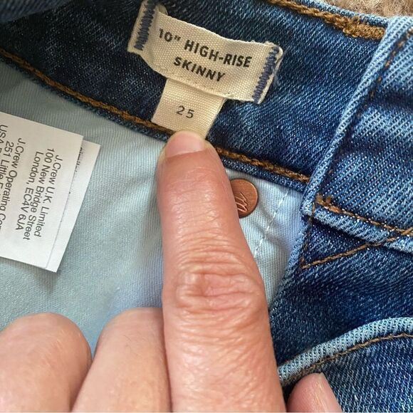 Madewell | 10” High-Rise Skinny in Mackey Wash, Size 25 - Picture 7 of 9